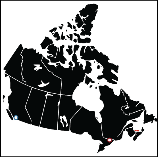 Map of Canada